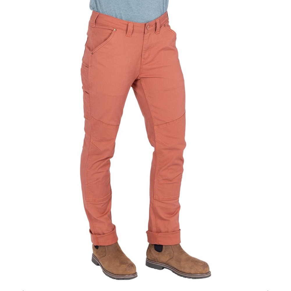Dovetail Workwear Womens GO TO Stretch Canvas Pant in Terracotta 4/30